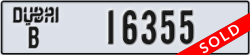 dubai - code - B - number -16355