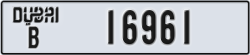 dubai - code - B - number -16961