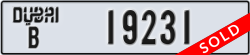 dubai - code - B - number -19231