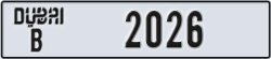 dubai - code - B - number -1947