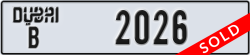 dubai - code - B - number -2026