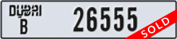 dubai - code - B - number -26555
