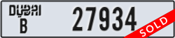 dubai - code - B - number -27934