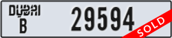 dubai - code - B - number -29594
