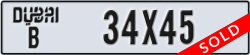 dubai - code - B - number -34X45