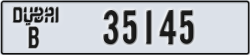 dubai - code - B - number -35145
