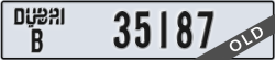 dubai - code - B - number -35187