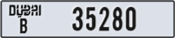 dubai - code - B - number -35280