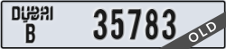 dubai - code - B - number -35783