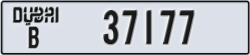 dubai - code - B - number -37177