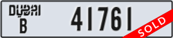 dubai - code - B - number -41761