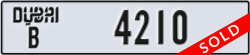 dubai - code - B - number -4210