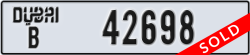 dubai - code - B - number -42698