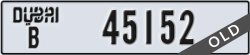 dubai - code - B - number -45152