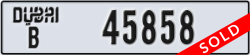 dubai - code - B - number -45858