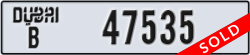 dubai - code - B - number -47535