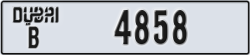 dubai - code - B - number -4858
