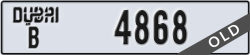 dubai - code - B - number -4868
