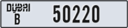 dubai - code - B - number -50220