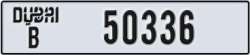 dubai - code - B - number -50336