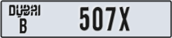 dubai - code - B - number -507X