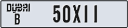 dubai - code - B - number -50X11