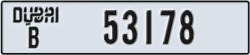 dubai - code - B - number -53178