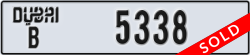 dubai - code - B - number -5338