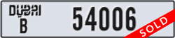 dubai - code - B - number -54006