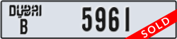 dubai - code - B - number -5961