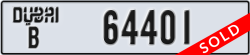 dubai - code - B - number -64401
