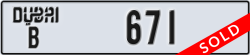 dubai - code - B - number -671