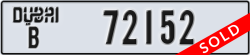 dubai - code - B - number -72152