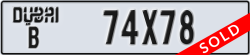 dubai - code - B - number -74X78