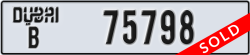 dubai - code - B - number -75798