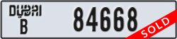 dubai - code - B - number -84668