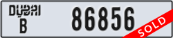 dubai - code - B - number -86856