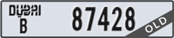 dubai - code - B - number -87428