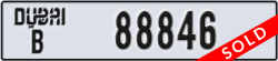 dubai - code - B - number -88846