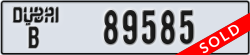 dubai - code - B - number -89585