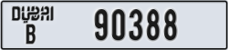 dubai - code - B - number -90388