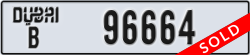 dubai - code - B - number -96664