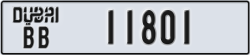 dubai - code - BB - number -11801
