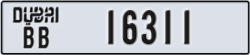 dubai - code - BB - number -16311