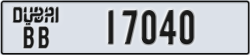 dubai - code - BB - number -16961