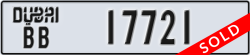 dubai - code - BB - number -17721