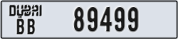 dubai - code - BB - number -89499