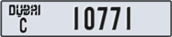 dubai - code - C - number -10771