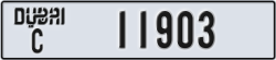 dubai - code - C - number -11903