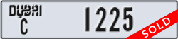 dubai - code - C - number -1225